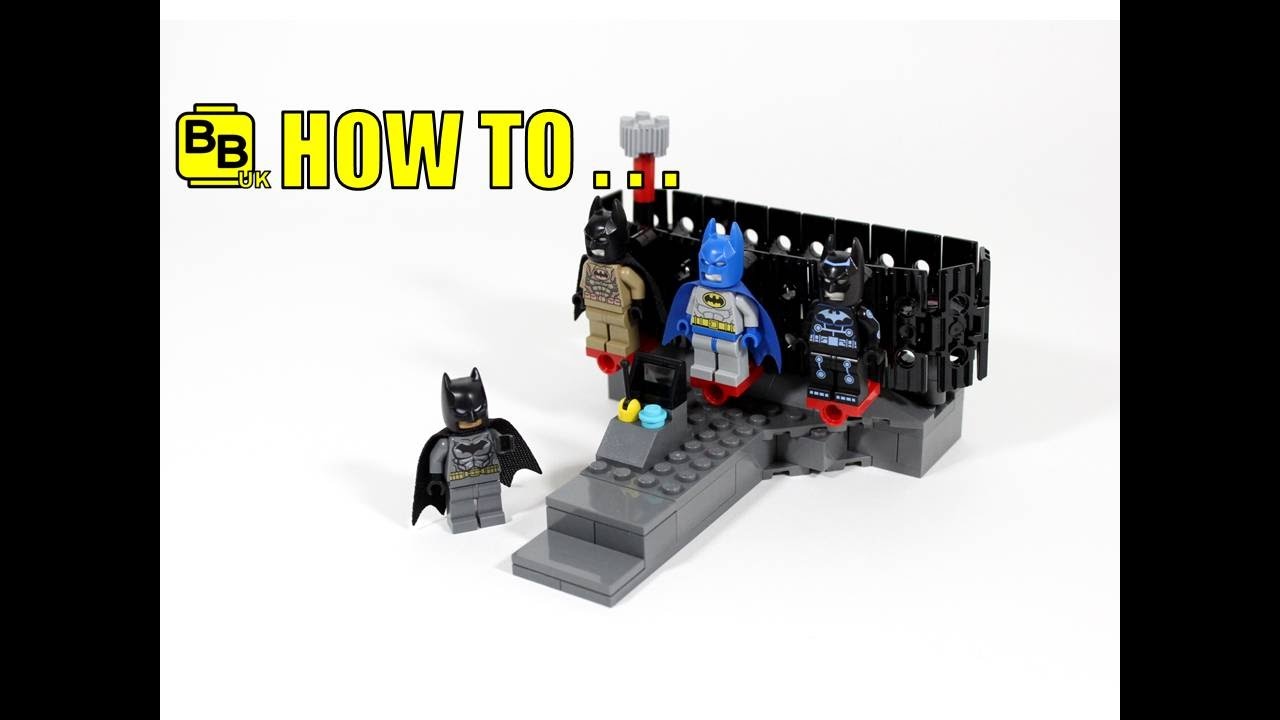 HOW TO MAKE A LEGO BATMAN MOVIE MINIFIGURE SUIT RACK - YouTube