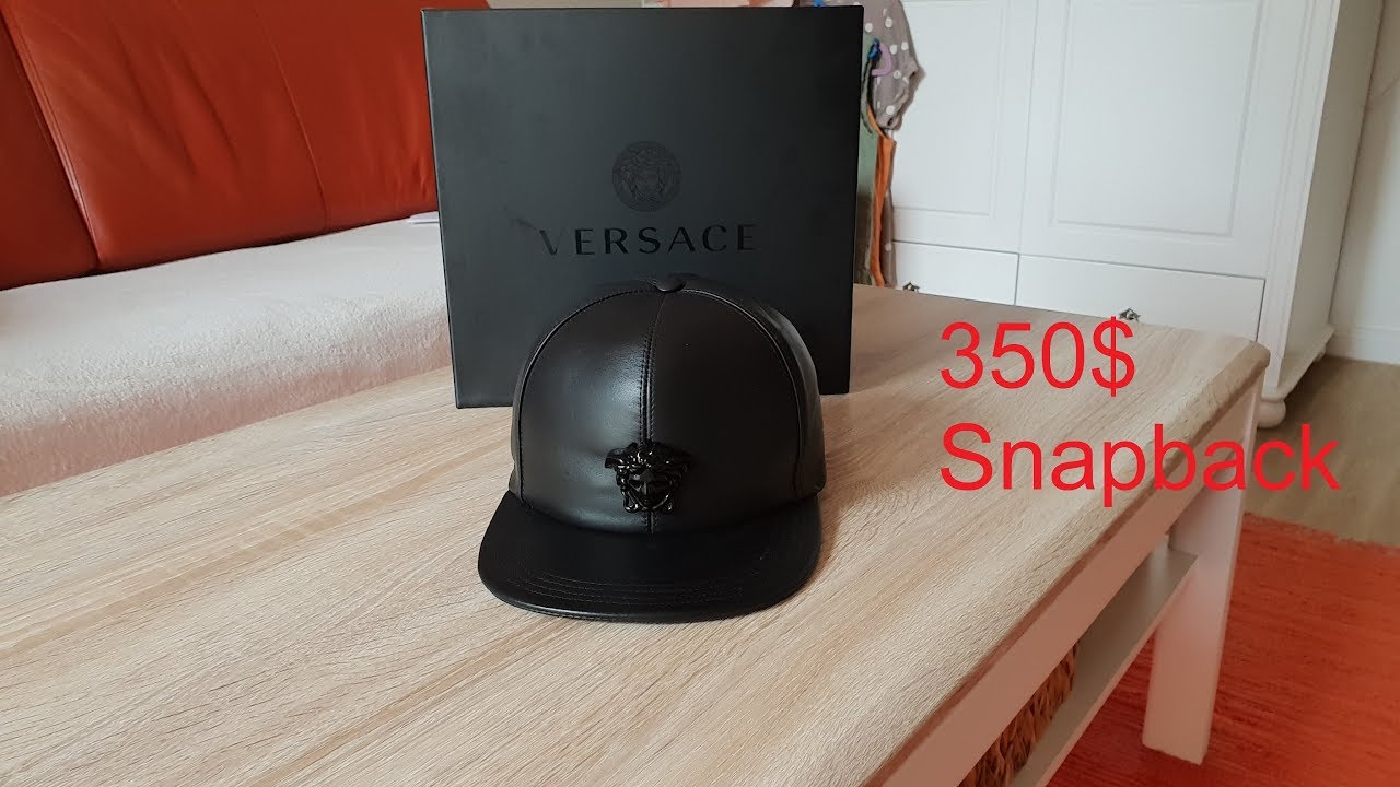 versace snapback cap