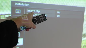 How to Flip Image on Sony TV Projector Upside Down
