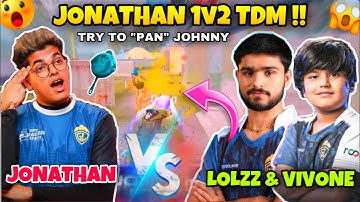 [BOTH-POV]😱GodL-Jonathan Vs LolZzZ & Vivone | Ft.Godl Harshi | TDM MATCH 🔥