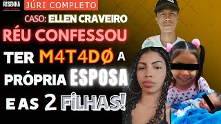 🟥Júri🏛️PARTE ÚNICA🟥CRU3LDADE: Movido por ciúm3s do3ntio, Réu M4T'0u a esposa e as filh4s dela