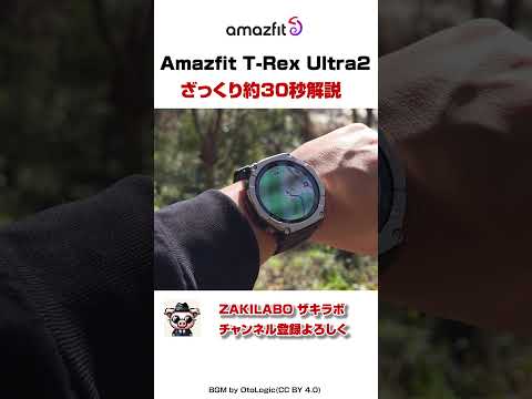 Amazfit T-Rex Ultra 2 レビュー 直径51mmのバケモノスマートウォッチ まさに究極体 進化したナビマップに注目 チタンボディ サファイアガラス 30日ロングバッテリー