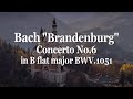 Miniature de la vidéo de la chanson Brandenburg Concerto No. 6 In B-Flat Major, Bwv 1051: I. Allegro Moderato