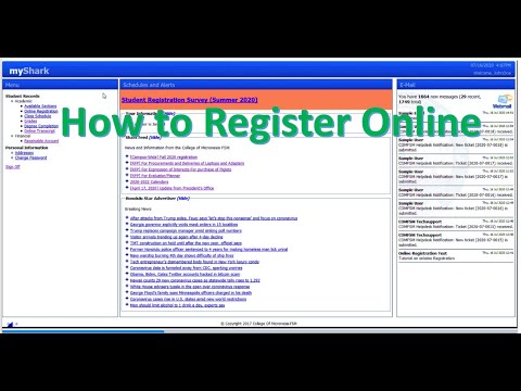 How to Register for Online Classes: College of Micronesia