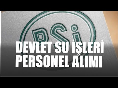 DEVLET SU İŞLERİ PEERSONEL ALIMI BAŞVURULAR NASIL YAPILACAK? KPSS 70 PUAN