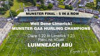MUNSTER HURLING CHAMPS 2023 IS LIMERICK! ⭐⭐⭐⭐⭐5th time in a row!