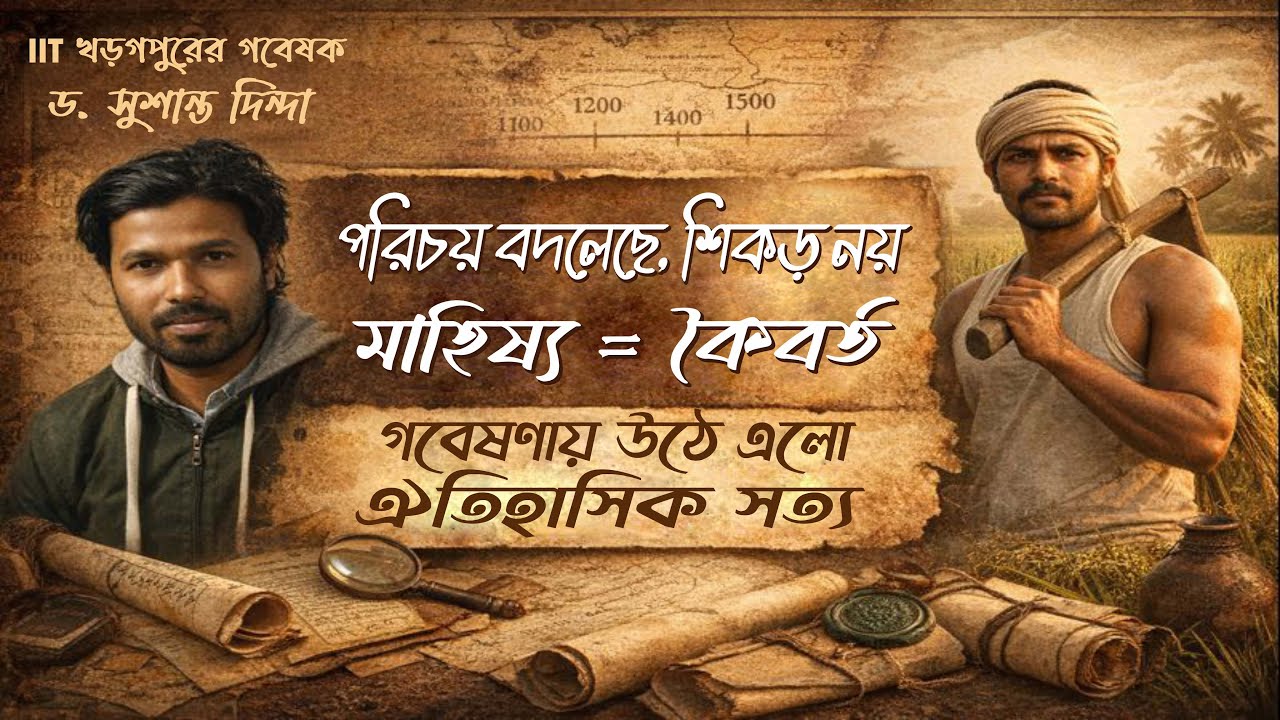 শিকড়ের সন্ধানে: মাহিষ্য ও চাষী কৈবর্ত কি এক? - IIT খড়গপুরের গবেষক ডক্টর সুশান্ত দিন্দা