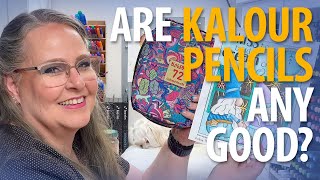 KALOUR Colored Pencils Review [PLUS Full Length Color Along]