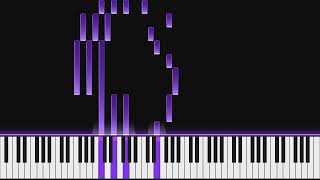 Benjamin R. Hanby - Up on the Housetop | Piano Visualization