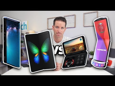 Samsung Galaxy Fold vs Huawei Mate X vs LG V50 vs RAZR V4