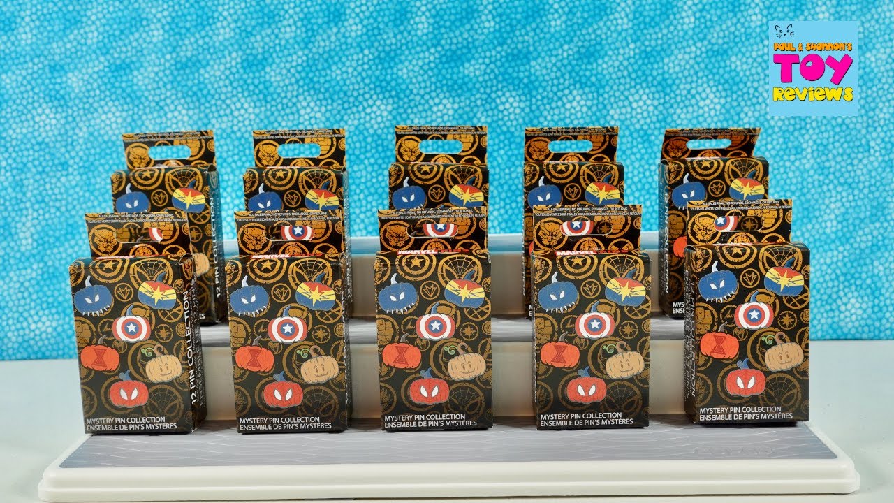 Marvel Halloween Pumpkin Disney Mystery Blind Box Trading Pins Opening Marvel halloween pumpkin disney mystery blind box trading pins opening