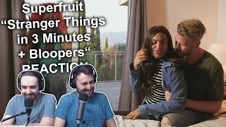 "Stranger Things in 3 Minutes + Bloopers" REACTION