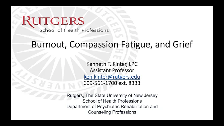 Burnout, Compassion Fatigue, and Grief