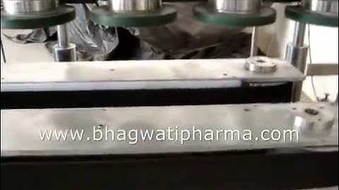 Inline Capper Machine, Linear Screw capper machine for Jar .wmv
