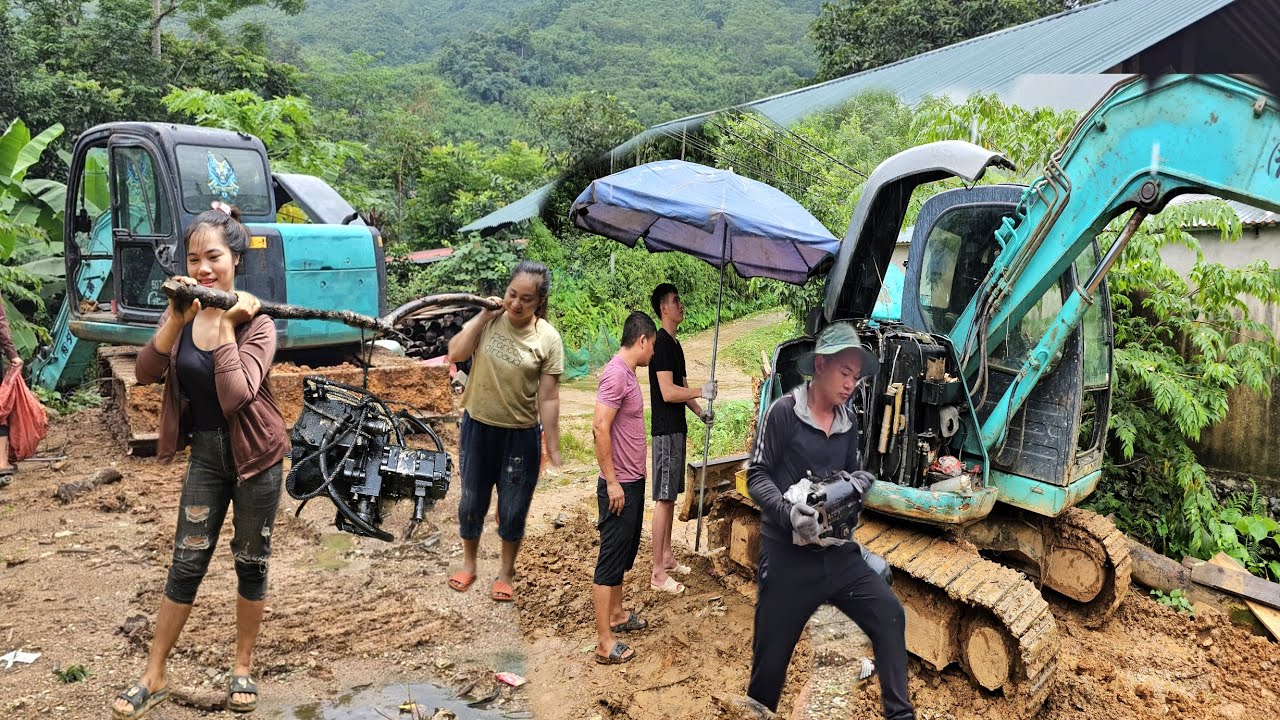 Repairing excavators: hydraulic pumps are deteriorating, slow and weak