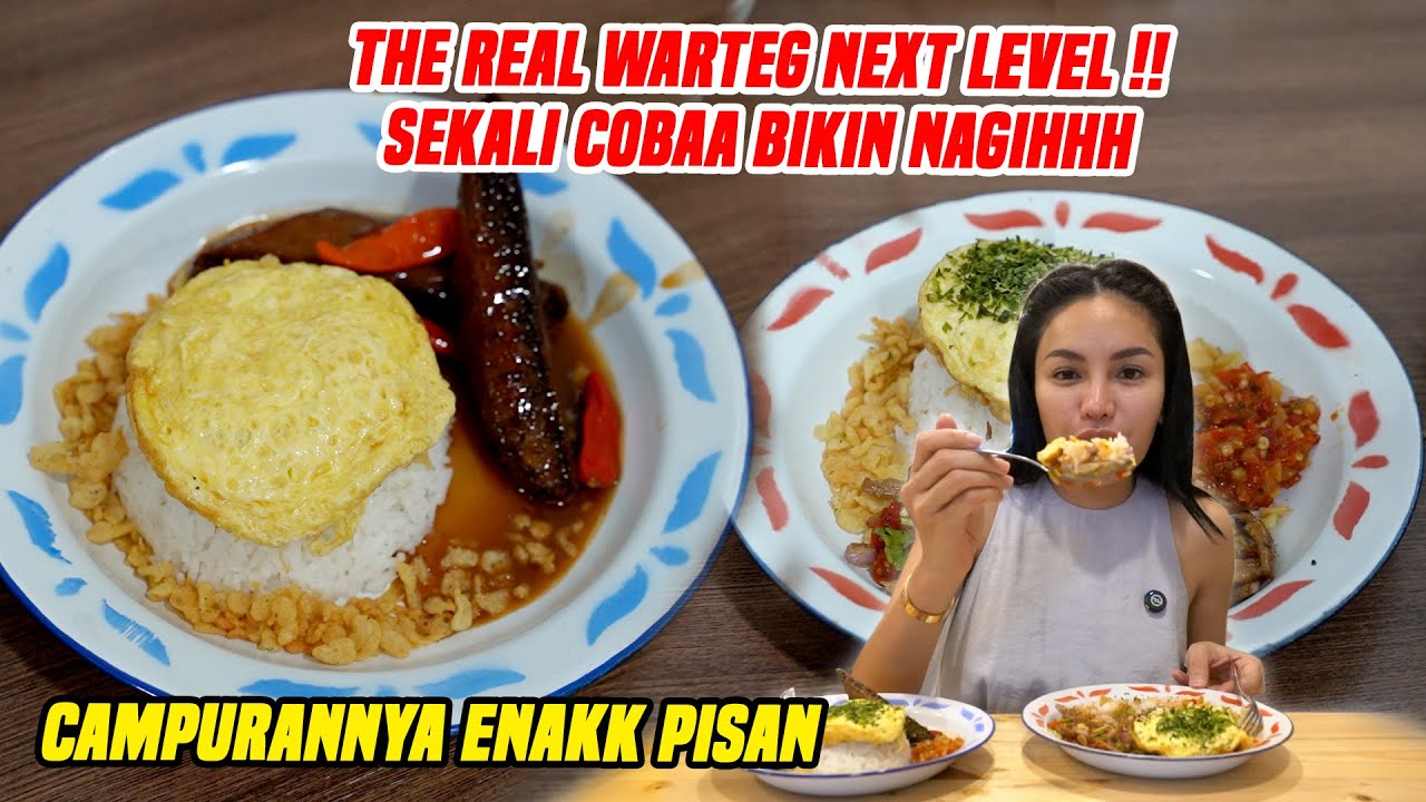 BEST WARTEG SI INI MAH !! THE NEXT LEVEL!! SEMUA MENUNYA GUE LAHAP ABISS??