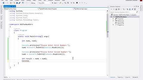 Creating and running a console application - Part 6 | C# Tutorial