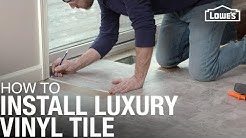 How To Install Luxury Vinyl Tile 