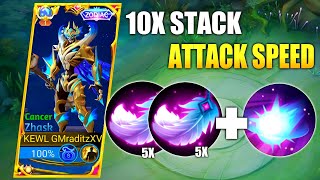 Zhask New Build10X Stack Speed Build Atk Damage Hackzhask Best Item Build 2023