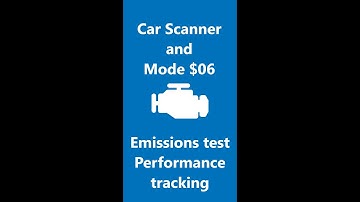 Mode $06, emissions test, live on-board diagnostic monitors - Car Scanner ELM OBD2 app