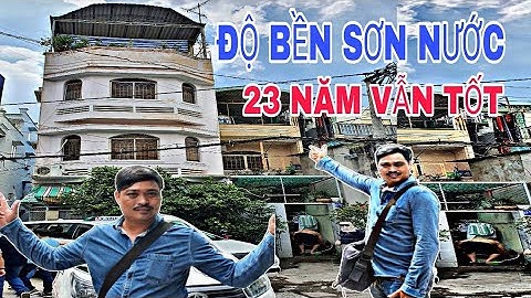 Thành Quả Căn Nhà Sơn Nước Sơn Chống Thấm 23 Năm Tại TP.HCM