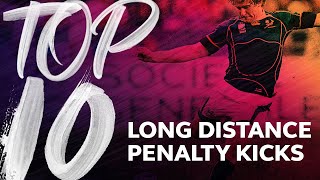 MONSTER KICKS 😳 Longest penalty kicks in Rugby World Cup history