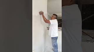 👉 CÓMO HACER EL ACABADO FINO CON UNA FLOTA DE ESPONJA #trabajobienecho #estuco #acabados #comohacer