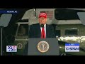 President Trump reads the "Snake Poem" at his rally in North Carolina