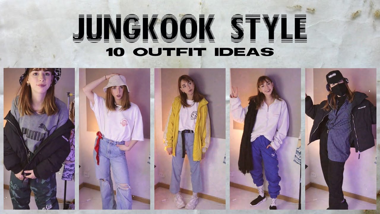 Categoría Impresionante Crítica COMO VESTIR LIKE JUNGKOOK de BTS 🔥 + 10 outfits ideas! - YouTube