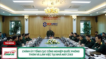 Chính ủy Tổng cục Công nghiệp quốc phòng thăm và làm việc tại Nhà máy Z183
