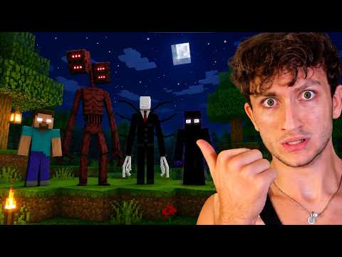 MINECRAFT BUT HEROBRINE SIREN HEAD NULL AND SLENDERMAN WANT TO KILL ME!