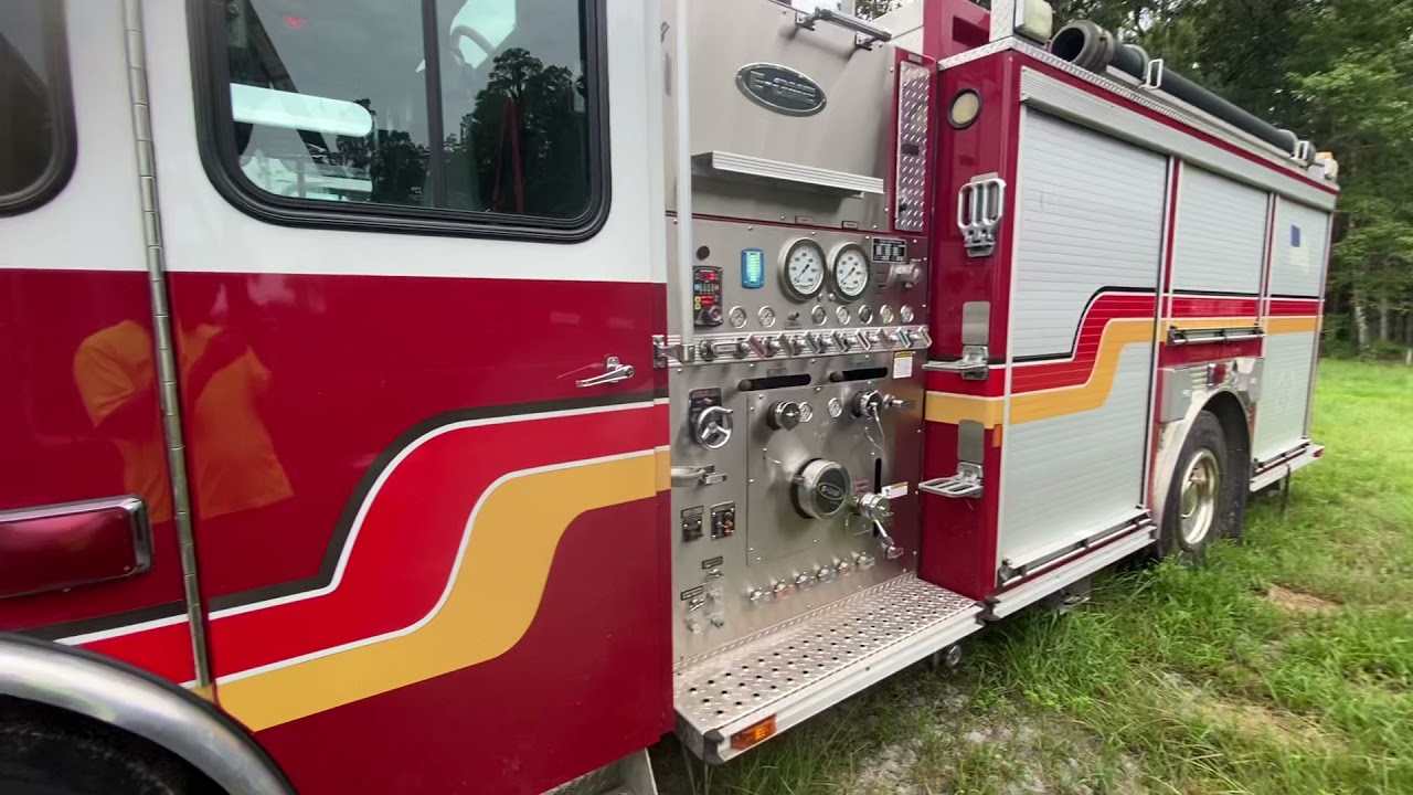 Completed: 2008 E-ONE Pumper Engine Fire Truck Public Auction