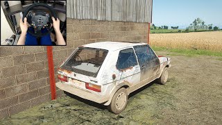 Rebuilding A Volkswagen Golf GTI MK1 - Forza Horizon 4 (Steering Wheel + Shifter) Gameplay