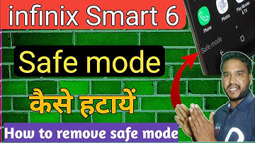How to remove safe mode infinix smart 6 /infinix  smart 6 ka safe mode कैसे बंद करें/safe mode👍