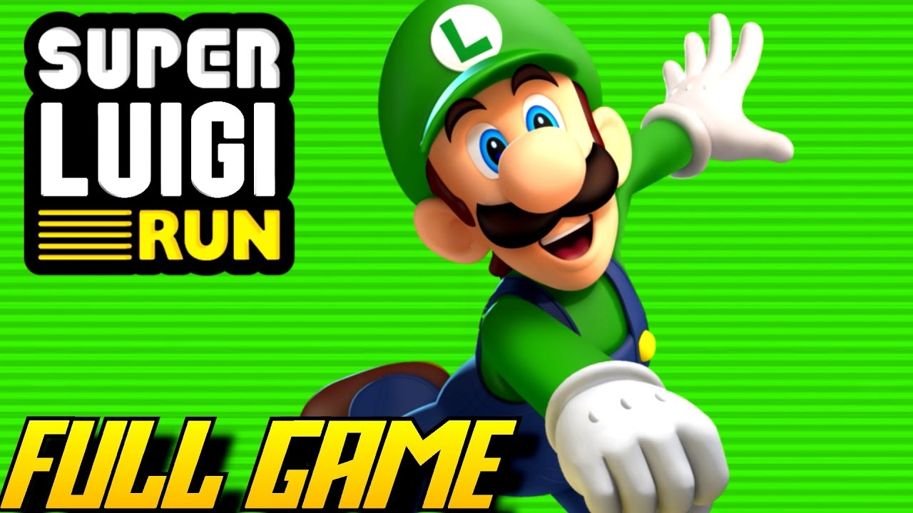 super mario run  Update New  Super Luigi Run - FULL Game (Complete Walkthrough)