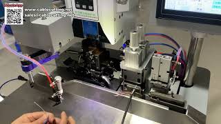 Multi Core Wire Stripping Crimping Machine Time Saving Reliable Cable Harness Processing