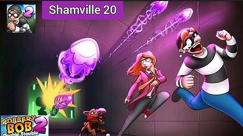 Robbery Bob 2 - Shamville level 20 walkthrough