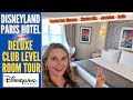 New disneyland paris deluxe club room tour the ultimate luxury stay  moana  cinderella jasmine