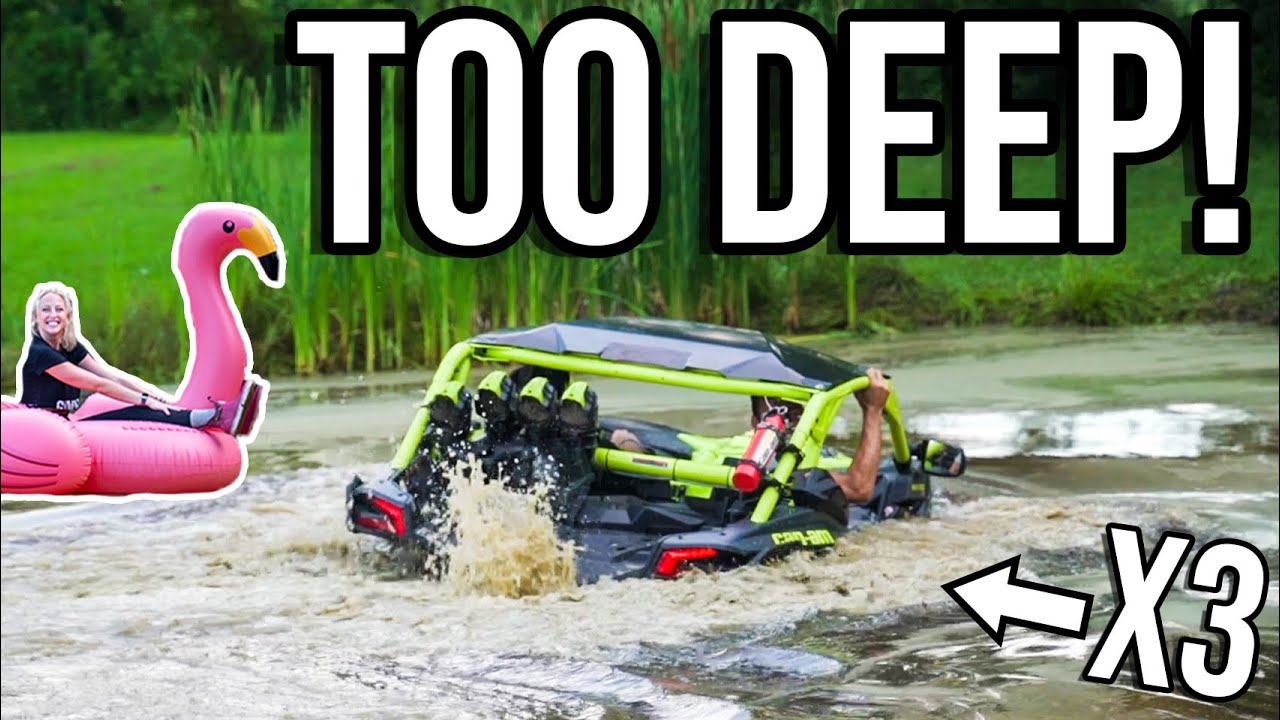 ОТПРАВЛЯЮ НА ПРУД НА МОЁМ CAN-AM X3 2020 ГОДА! *ЭПИЧНО!*