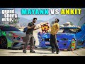 Mustang vs bently drag race  mayank vs ankit  gta v gameplay