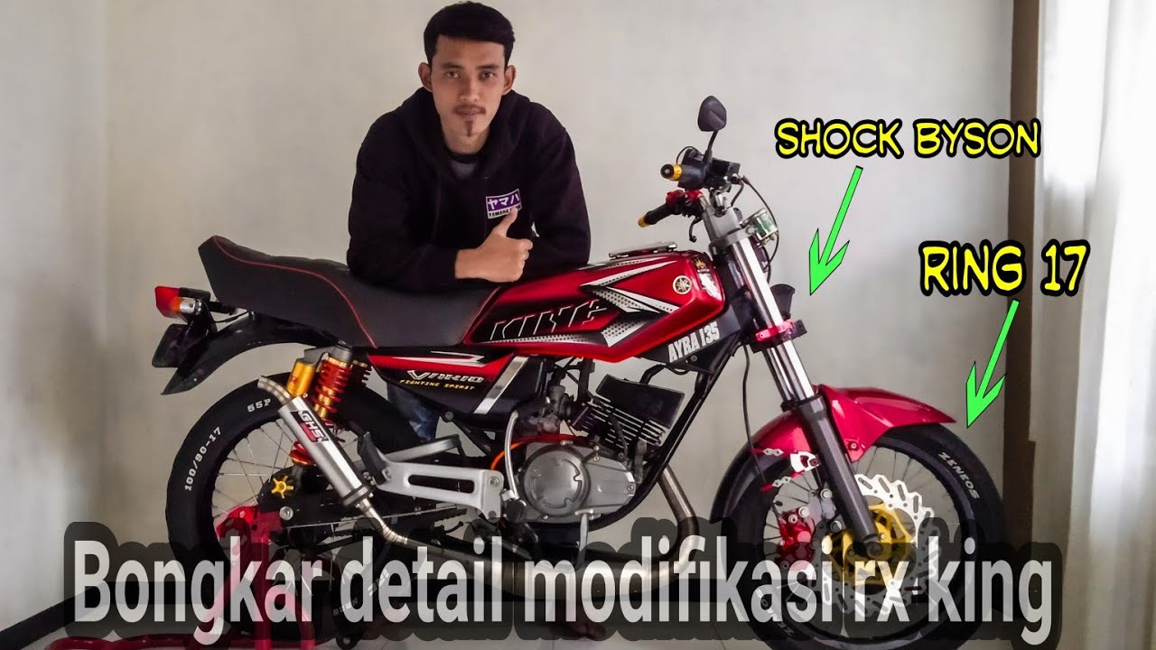 Review bongkar detail modifikasi RXKing style Jogja sederhana 😁 YouTube