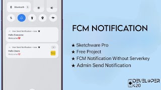 FCM Notification Without Serverkey | Firebase Could Messaging | Background Notification