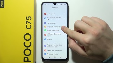 POCO C75: Hoe de lettergrootte (tekstgrootte) wijzigen