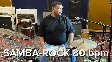 SAMBA-ROCK Drum Loop 80 bpm | Bateria Brasileira