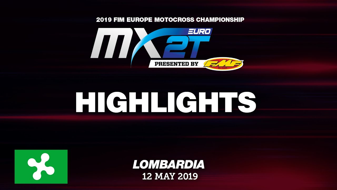 EMX2T presented by FMF Racing   Race 1 Highlights   Round of Lombardia 2019  motocross