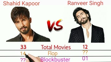 Shahid Kapoor vs Ranveer Singh Comparison | Bollywood actors comparison 2020 ||