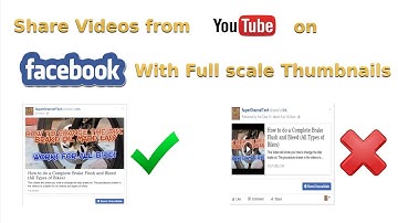 How to post Youtube videos on Facebook with BIG Thumbnail