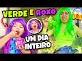 PASSEI MAL!!!! TUDO VERDE E ROXO POR UM DIA!! 😱