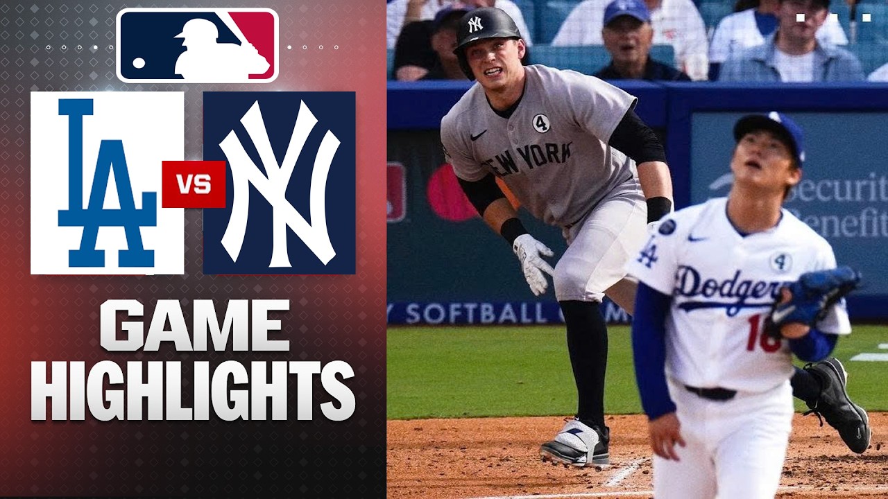 Los Angeles Dodgers Vs New York Yankees Full Game Highlights April 05. ...