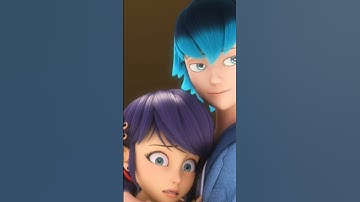 Thumbnail of Adrien jealous of luka and marinette?#shorts